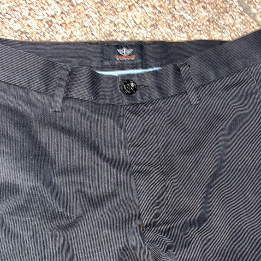 Dockers Black Pinstripe Blazer